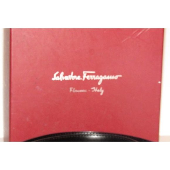 Salvatore Ferragamo Black Brown Chrome Belt main image 5